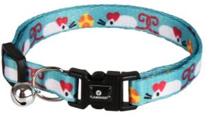 COLLIER CHAT ARWEN BLEU