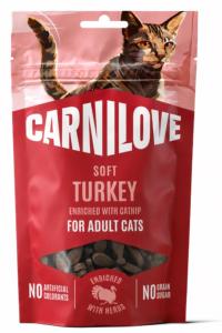 CARNILOVE -CAT SOFT - SNACK TURKEY ENRICHED CATNIP -50G