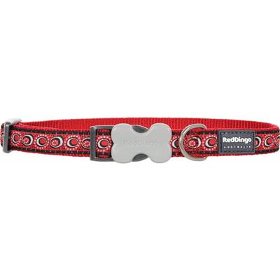 RED DINGO Dog collier Design Cosmos Red L 25mm x 41-63cm