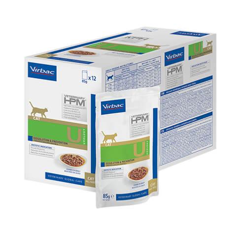 VIRBAC HPM WET CAT UROLOGY DISS & PREV CHUNKS 12x85gr