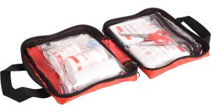 TROUSSE DE SECOURS RESKU ANIMAUX DOMESTIQUES PREMIUM ROUGE 20x15x6CM 