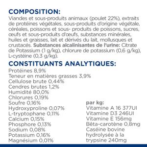 Hill's PRESCRIPTION DIET c/d Urinary Stress Multicare Sachet Repas pour Chat Poulet 12x85 g