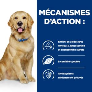 Hill's PRESCRIPTION DIET j/d Mobility Croquettes pour Chien au Poulet 12 kg