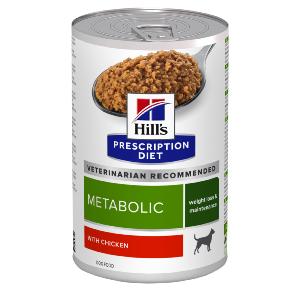 Hill's PRESCRIPTION DIET Metabolic Boîte pour Chien Poulet 370 g