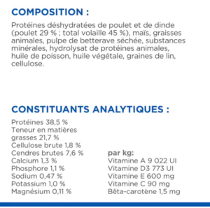 Hill's Science Plan croquettes pour Chaton Stérilisé au POULET 3kg