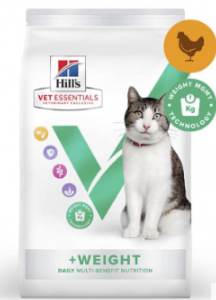 Vet Essentials Chat Multi-Benefit + Weight Young Adult pour chat au Poulet 1,5kg