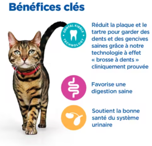 Hill's VET ESSENTIALS MULTI-BENEFIT + DENTAL Adult 1+ Croquettes pour Chat au Poulet 1,5kg  