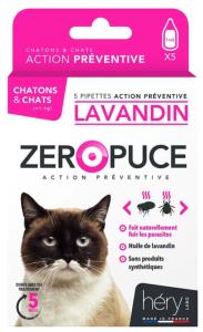 ZERO PUCE CHAT LAVANDIN 5 PIPETTES