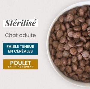 ULTRA PREMIUM FAIBLE EN CEREALES CHAT ADULTE STERILISE - POULET RIZ 10 KG