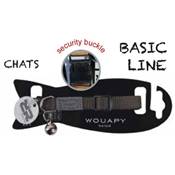WOUAPY COLLIER CHAT BASIC LINE NOIR