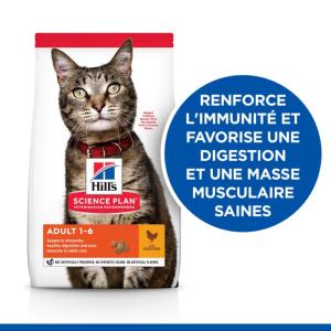 Hill's Science Plan Adult croquettes pour chat au poulet 1,5kg