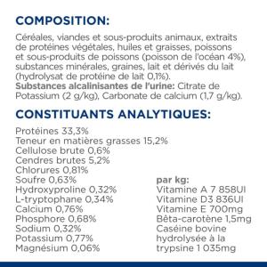 Hill's PRESCRIPTION DIET c/d Urinary Stress Multicare Croquettes pour Chat au Poisson 8 kg