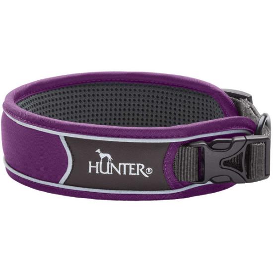 Collier Divo XL, violet/gris Longueur 55 - 65 cm | Large 5,5 cm