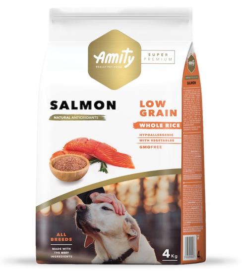 AMITY SUPER PREMIUM ADULT SALMON 4 KG.