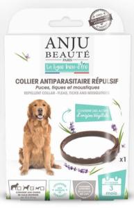 ANJU COLLIER ANTIPARASITAIRE REPULSIF CHIEN MOYEN 60 CM