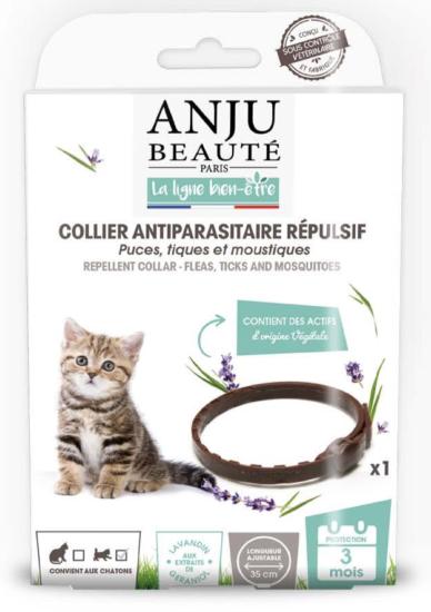 ANJU COLLIER ANTIPARASITAIRE REPULSIF CHATON