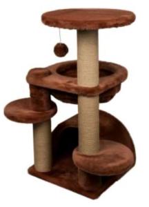 ARBRE A CHAT ORLANDO 65x60x84cm CANNELLE