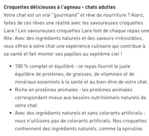 LARA ADULT AGNEAU / LAMB 1.9KG