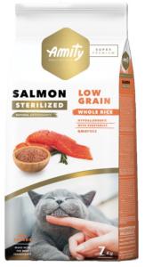 AMITY SUPER PREMIUM CHAT STERILIZED SAUMON 7 KG.