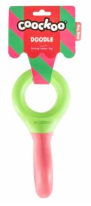 Coockoo Jouet pour chien DOODLE Vert/rose 23CM