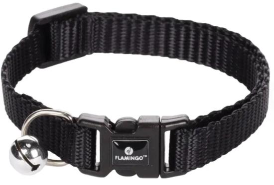 COLLIER CHAT ZIGGY NOIR 20-35cm 10mm
