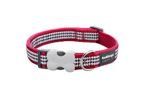 RED DINGO Dog collier Design Fang it Red L 25mm x 41-63cm