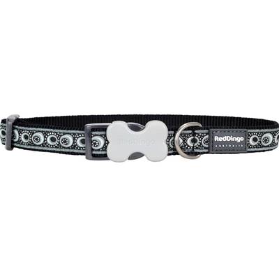 RED DINGO Dog collier Design Cosmos Black S 15mm x 24-36cm