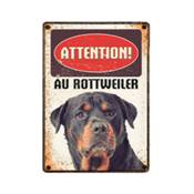 Panneau Métallique Rottweiler