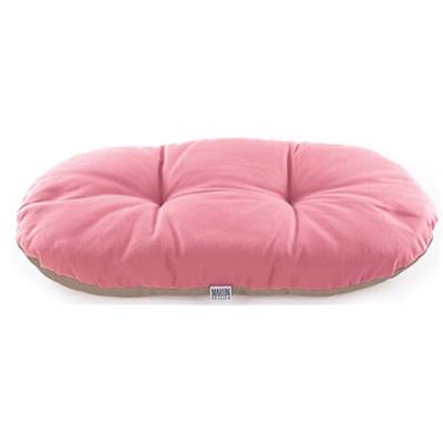 COUSSIN OVALE OUATINE 87CM ROSE