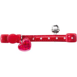 Collier pour chats Glossy Dots, rouge