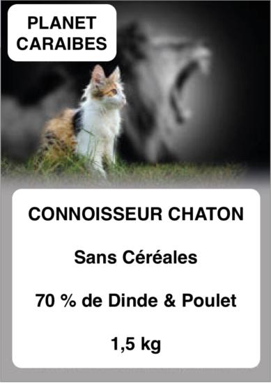 CONNOISSEUR CHATON DINDE ET POULET 1,5KG