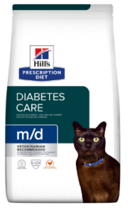 Hill's PRESCRIPTION DIET m/d Diabetes Croquettes pour Chat au Poulet 1,5 kg