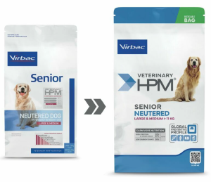 VET HPM SENIOR NEUTERED DOG LARGE & MEDIUM Sac 12 kg