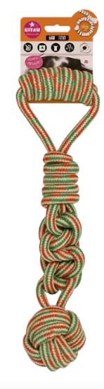 JOUET CHIEN CORDE NOEUD CABESTAN