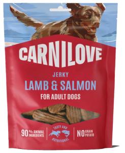 CARNILOVE -DOG JERKY - LAMB & SALMON -100G