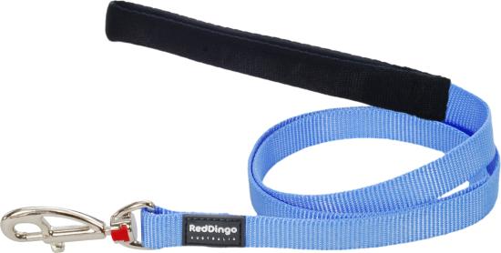 RED DINGO Dog laisse unis Classic Mid Blue S 15mm x 1.2m