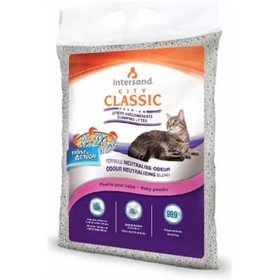 Intersand Extreme Classic 7kg Odeur Poudre Bebe Meilleure Litiere Compacte Au Monde