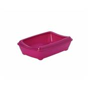 Bac Litière ouvert Arist-o-tray 42cm medium + rebord HOT PINK ROSE