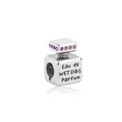 CHARM "Eau De Wet Dog" (avec cristaux Swarovski)