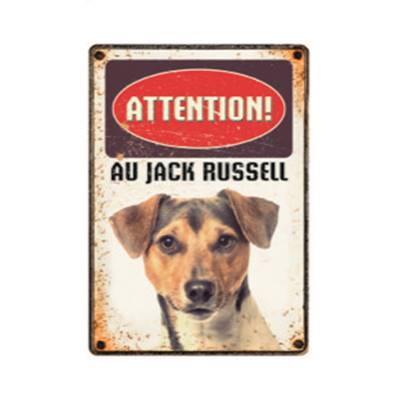 Panneau Métallique Jack Russell