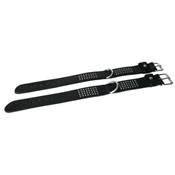 COLLIER 3 RANGS CLOUS 35/5 CUIR VACHETTE