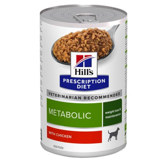 Hill's PRESCRIPTION DIET Metabolic Boîte pour Chien Poulet 370 g
