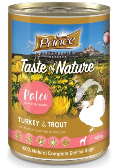 PRINCE PREMIUM PALEO Turkey & Trout Broccoli, Coriandre & Ananas - 400g