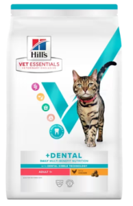Hill's VET ESSENTIALS MULTI-BENEFIT + DENTAL Adult 1+ Croquettes pour Chat au Poulet 1,5kg  