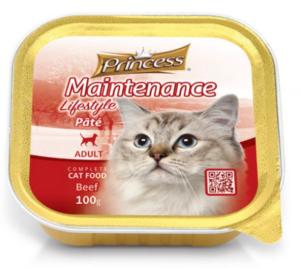 PRINCESS PATE CAT 100GR BOEUF