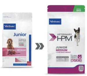 VET HPM JUNIOR DOG MEDIUM 3 kg