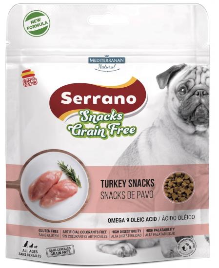 SERRANO SNACKS GRAIN FREE DINDE 150g