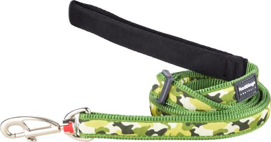 RED DINGO Dog laisse Design Camouflage Green S 15mm x 1.8m