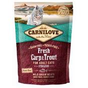 CARNILOVE FRESH - CAT  ADULT - CARP & TROUT - STERILISED - 2KG