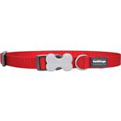 RED DINGO Dog collier unis Classic Red M 20mm x 31-47cm